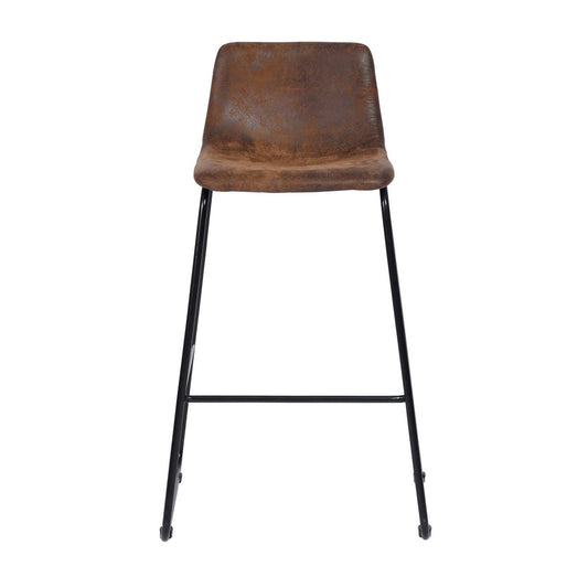 Nandez Suede Bar Stool