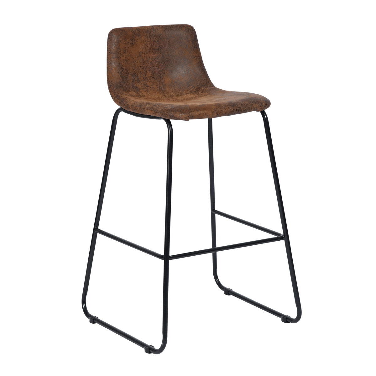 Nandez Suede Bar Stool