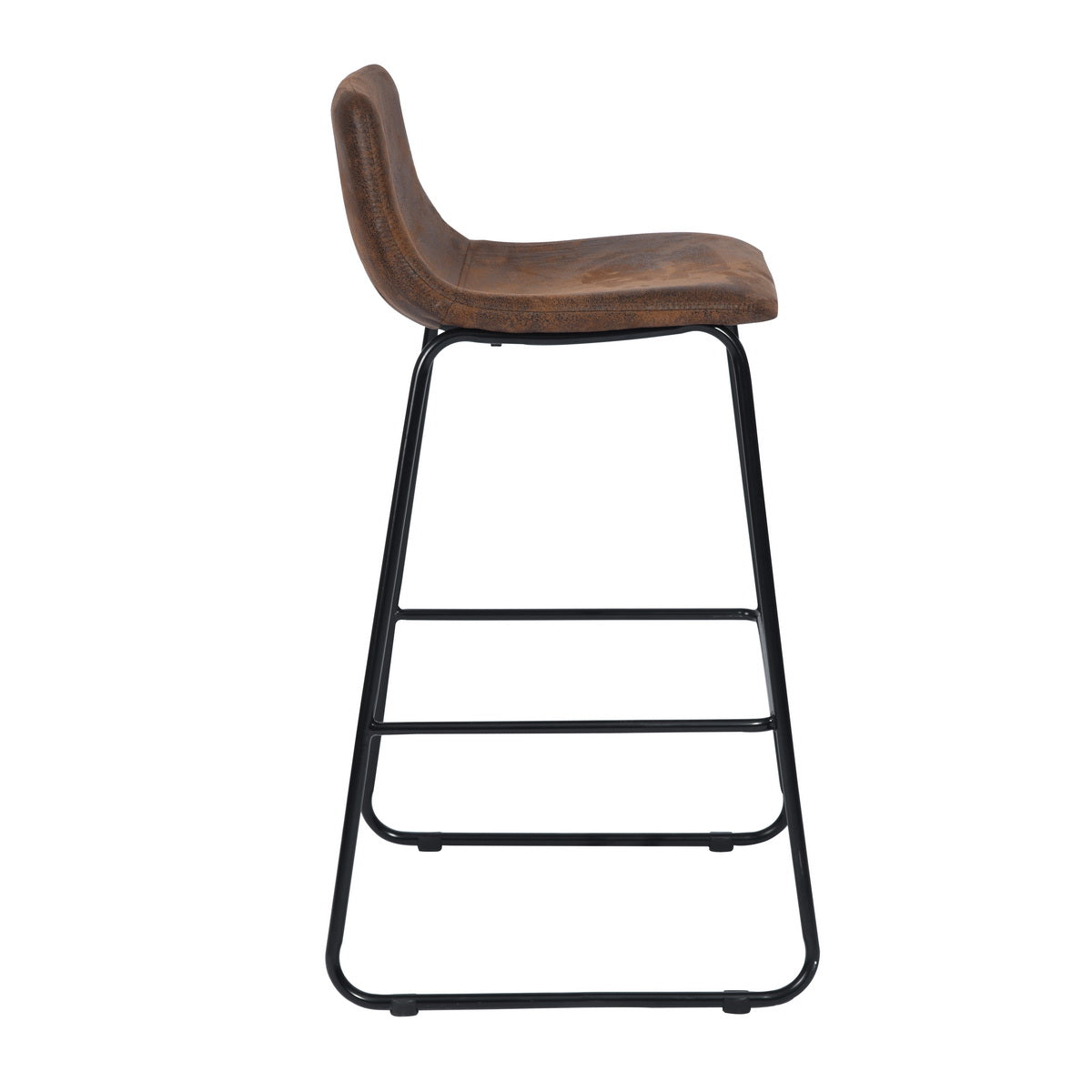 Nandez Suede Bar Stool