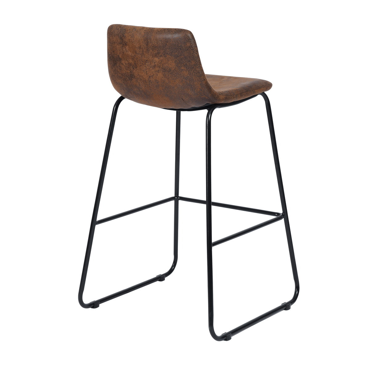 Nandez Suede Bar Stool