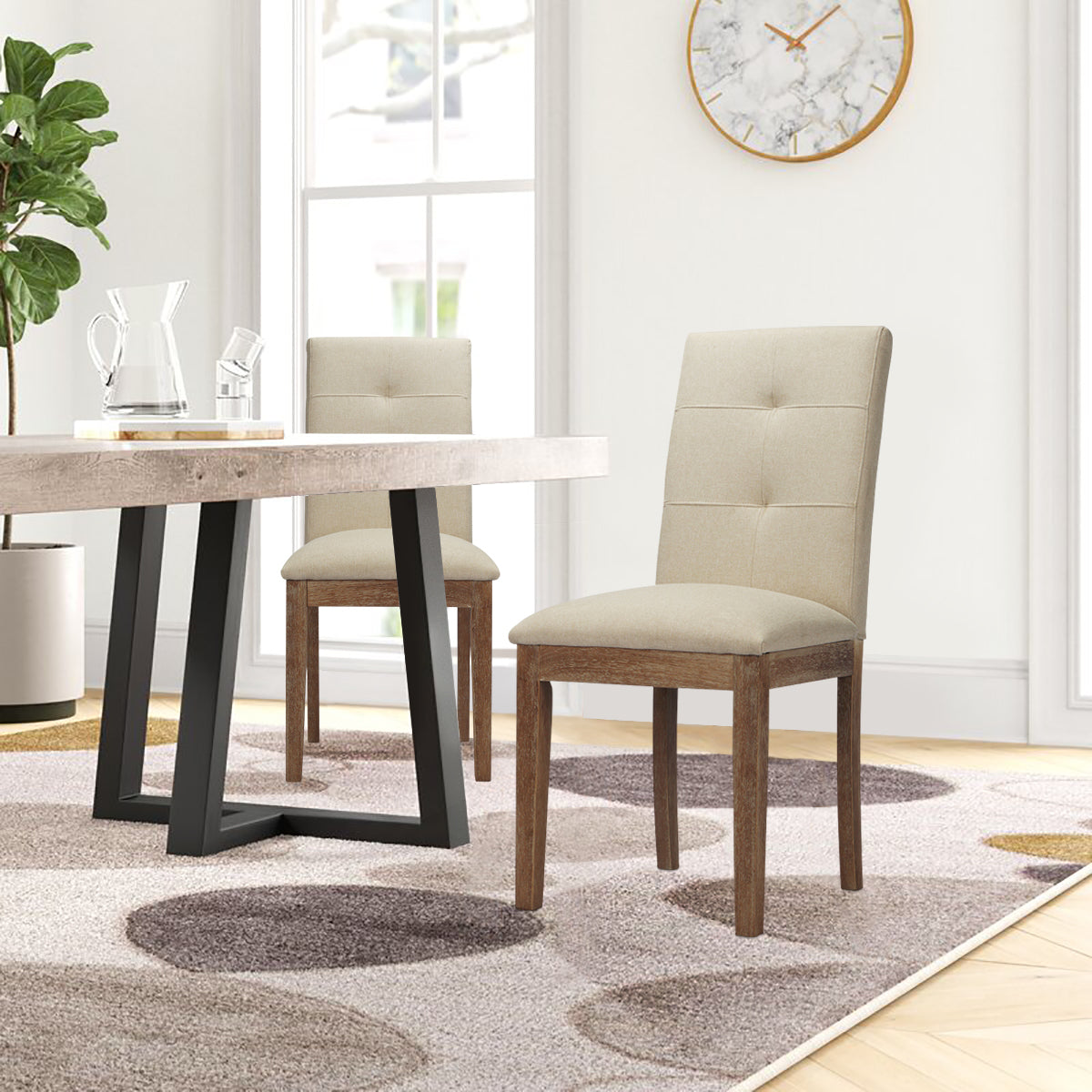 Nathania Solid Wood Dining Chair