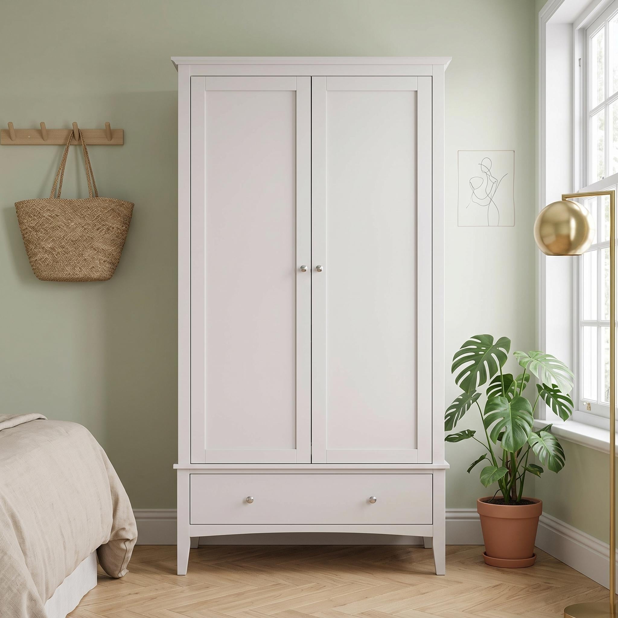 NEWARK 2 DOORS WARDROBE