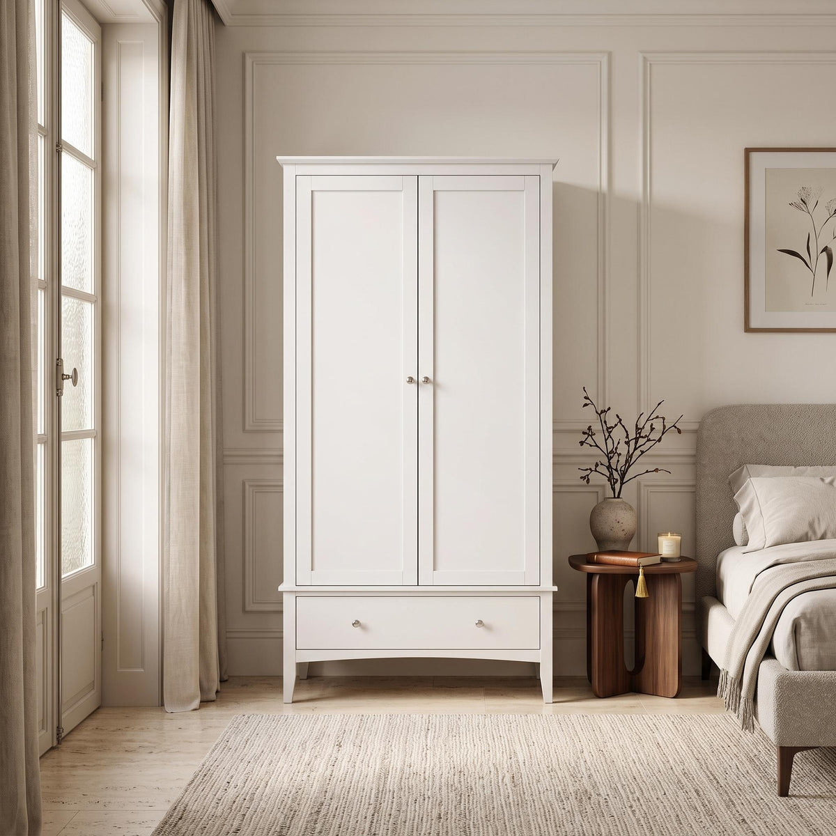 NEWARK 2 DOORS WARDROBE