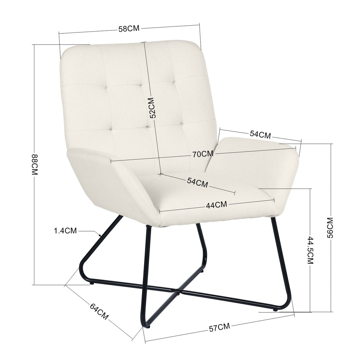 Nicolas Leisure Chair