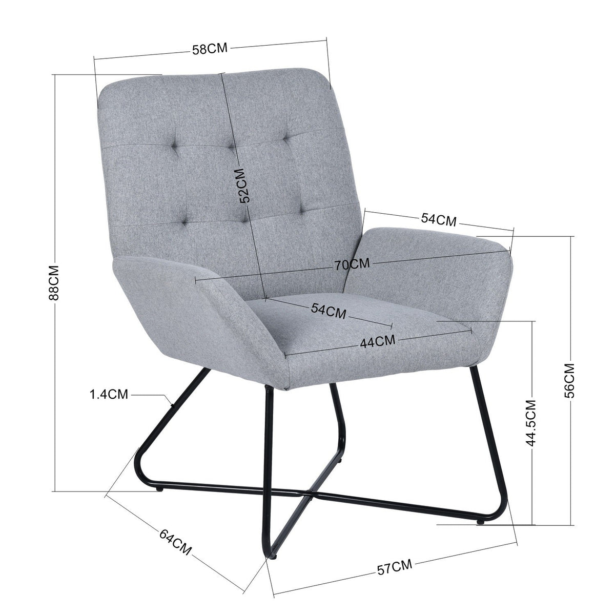 Nicolas Leisure Chair
