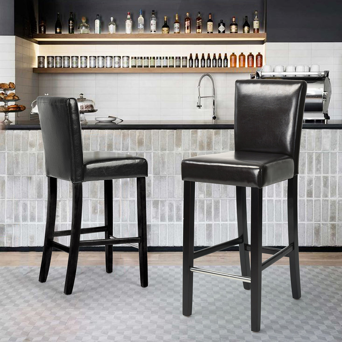 Nielsen High Back Barstool