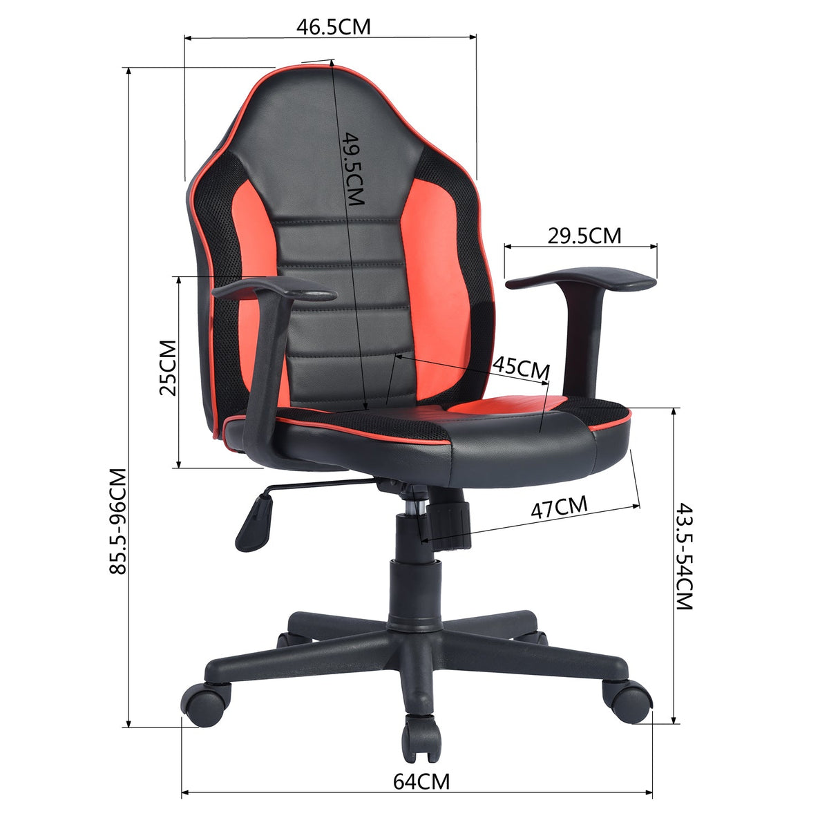 Nili Middle Back Game Chair