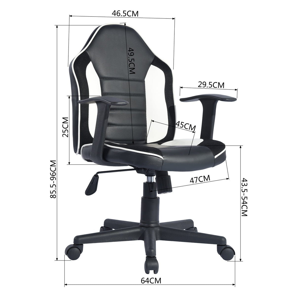 Nili Middle Back Game Chair