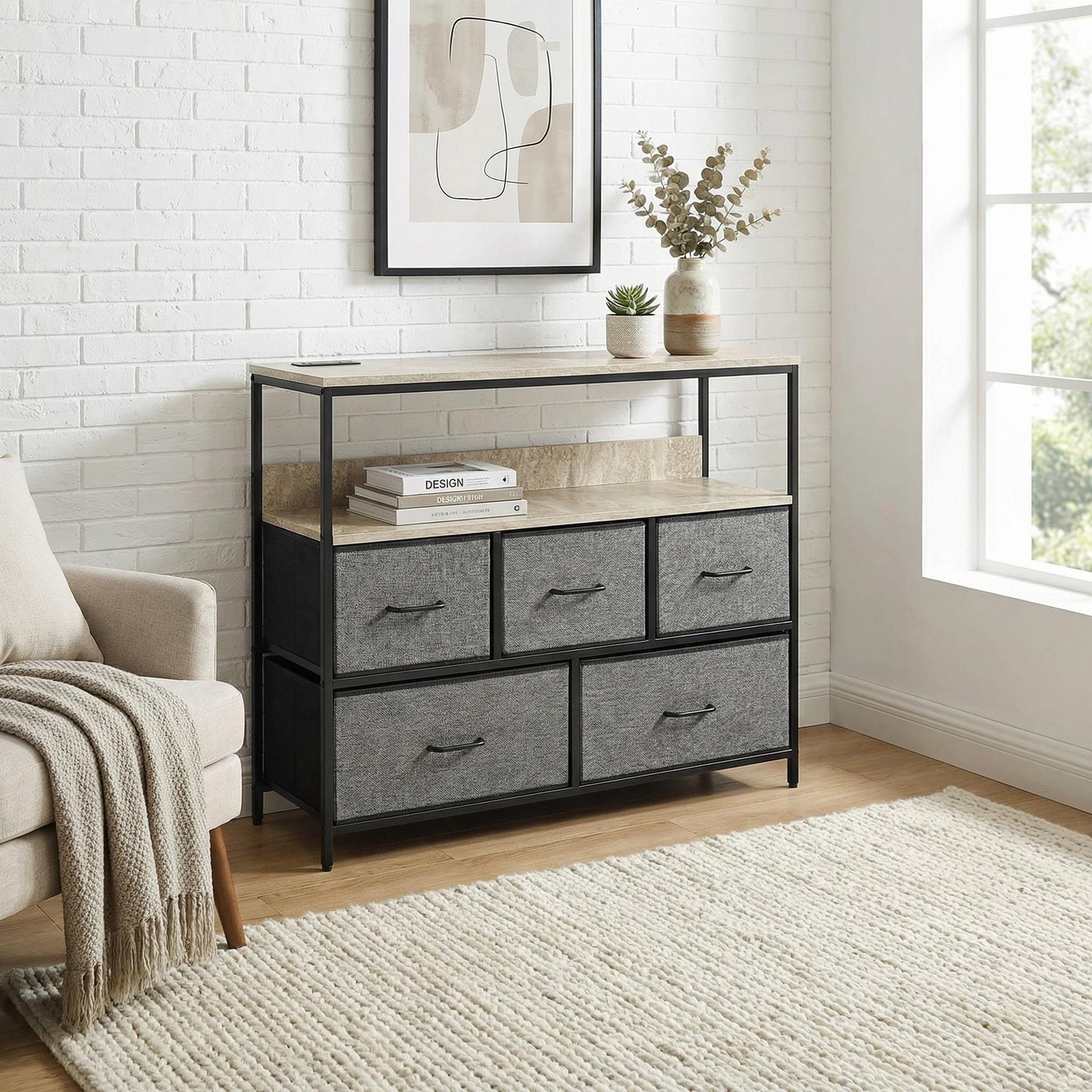 Modern Sideboard, Sleek Storage Cabinet - NIRA