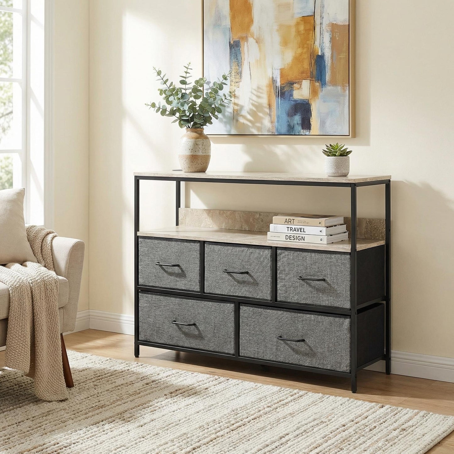 Modern Sideboard, Sleek Storage Cabinet - NIRA