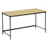 Modern Minimalist Office Desk, Melamine Board & Iron Frame - NORIX