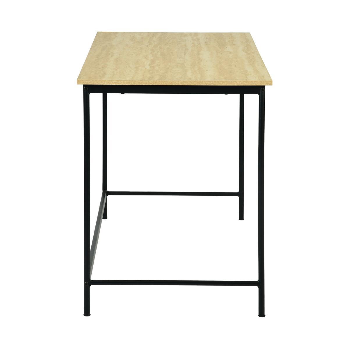 Modern Minimalist Office Desk, Melamine Board & Iron Frame - NORIX