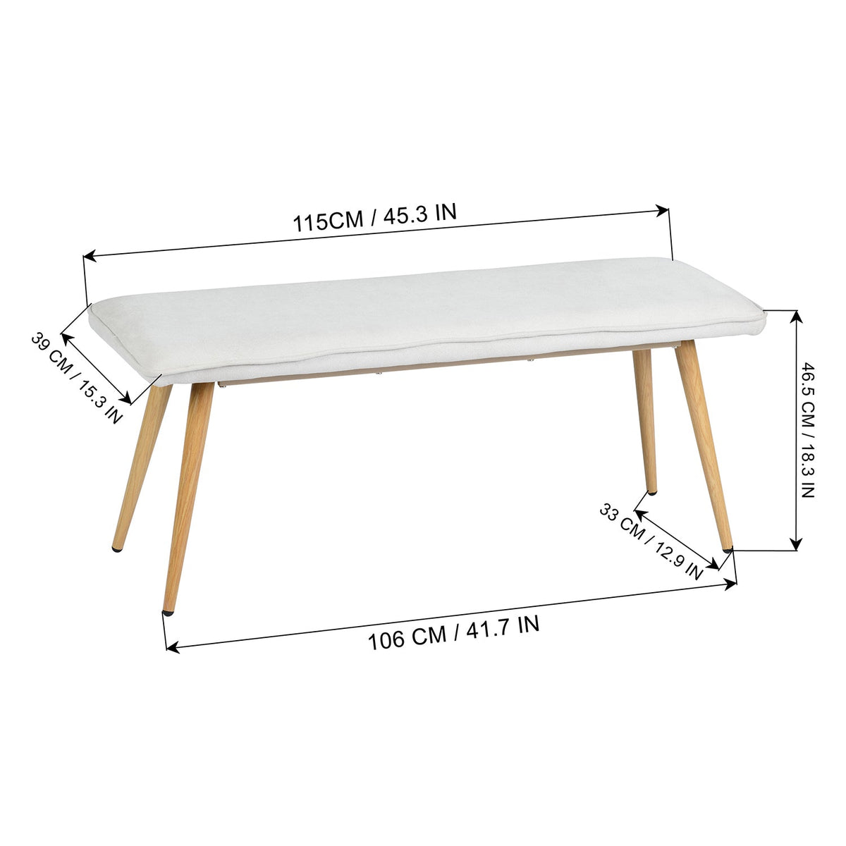 Nuhu Upholstery Bench