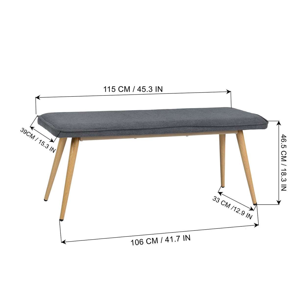 Nuhu Upholstery Bench