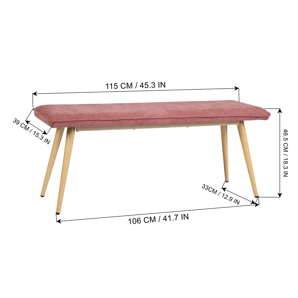 Nuhu Upholstery Bench