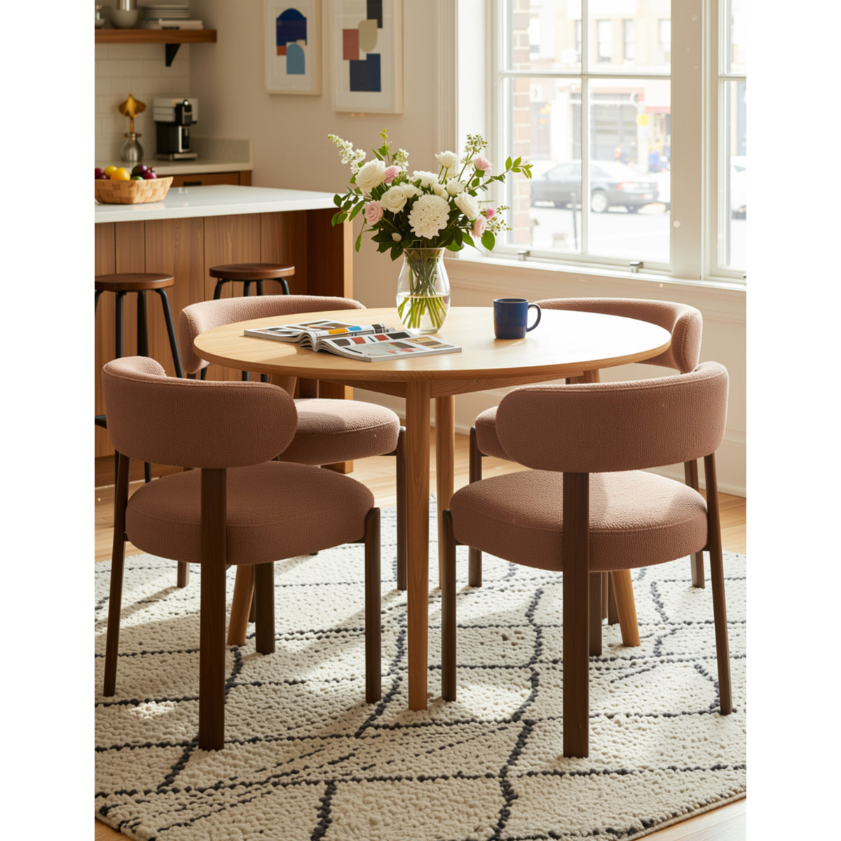 Orthodomatic Modern Minimalist Dining Chair, Sleek Design - NURO