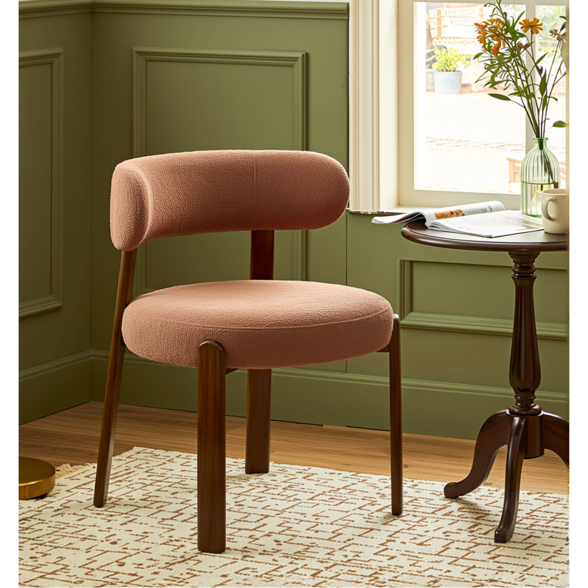 Orthodomatic Modern Minimalist Dining Chair, Sleek Design - NURO