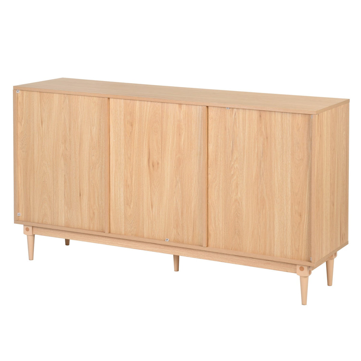 Oppelt Faux Rattan Accent Cabinets