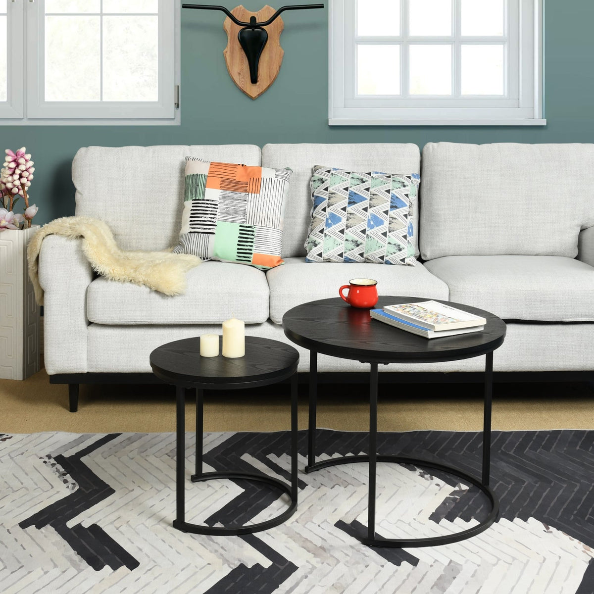 Osric Round Shape Nest Table Set