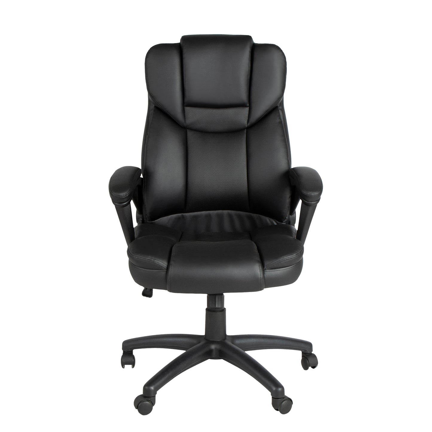 Modern Ergonomic PU Office Chair – PACCO BLACK