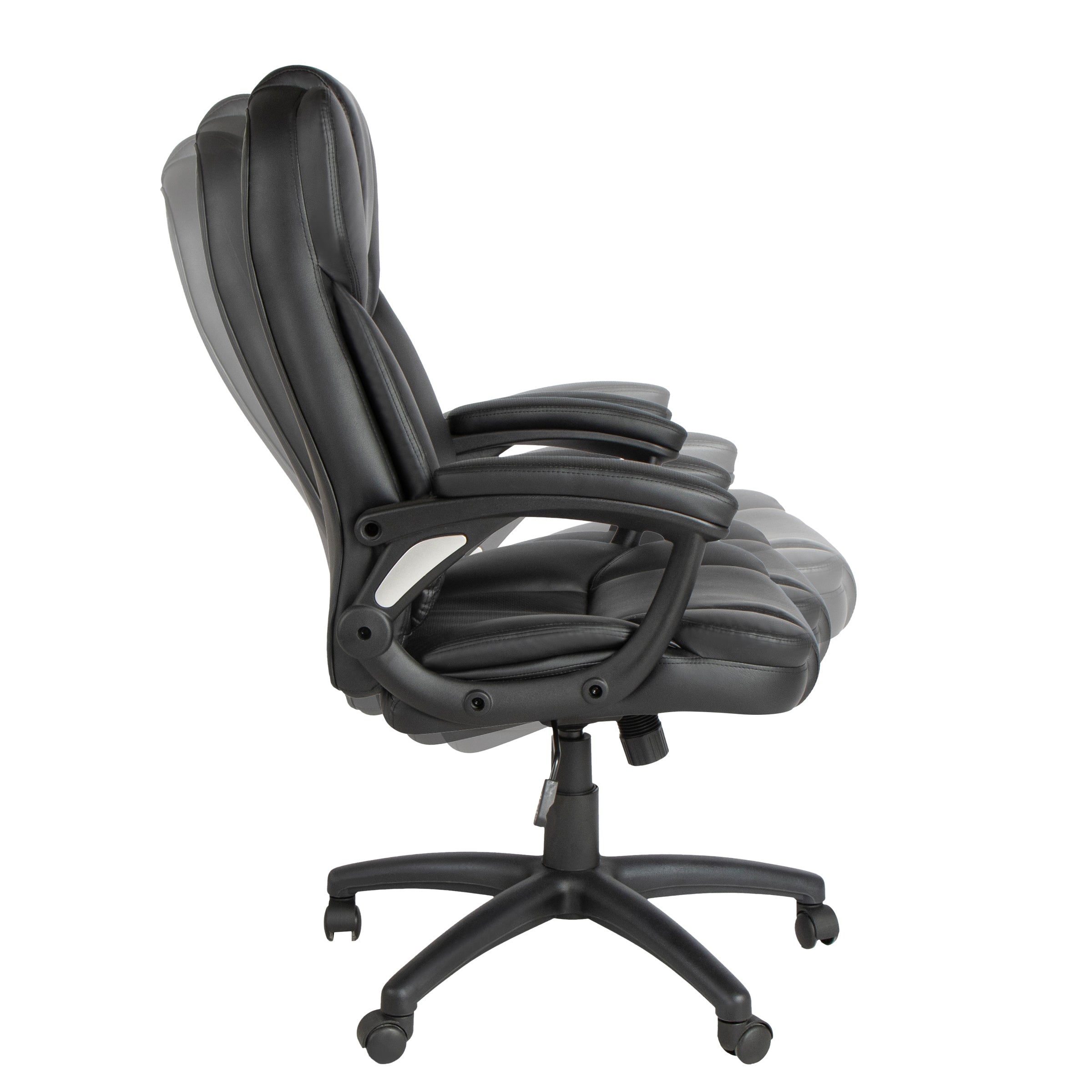 Modern Ergonomic PU Office Chair – PACCO BLACK