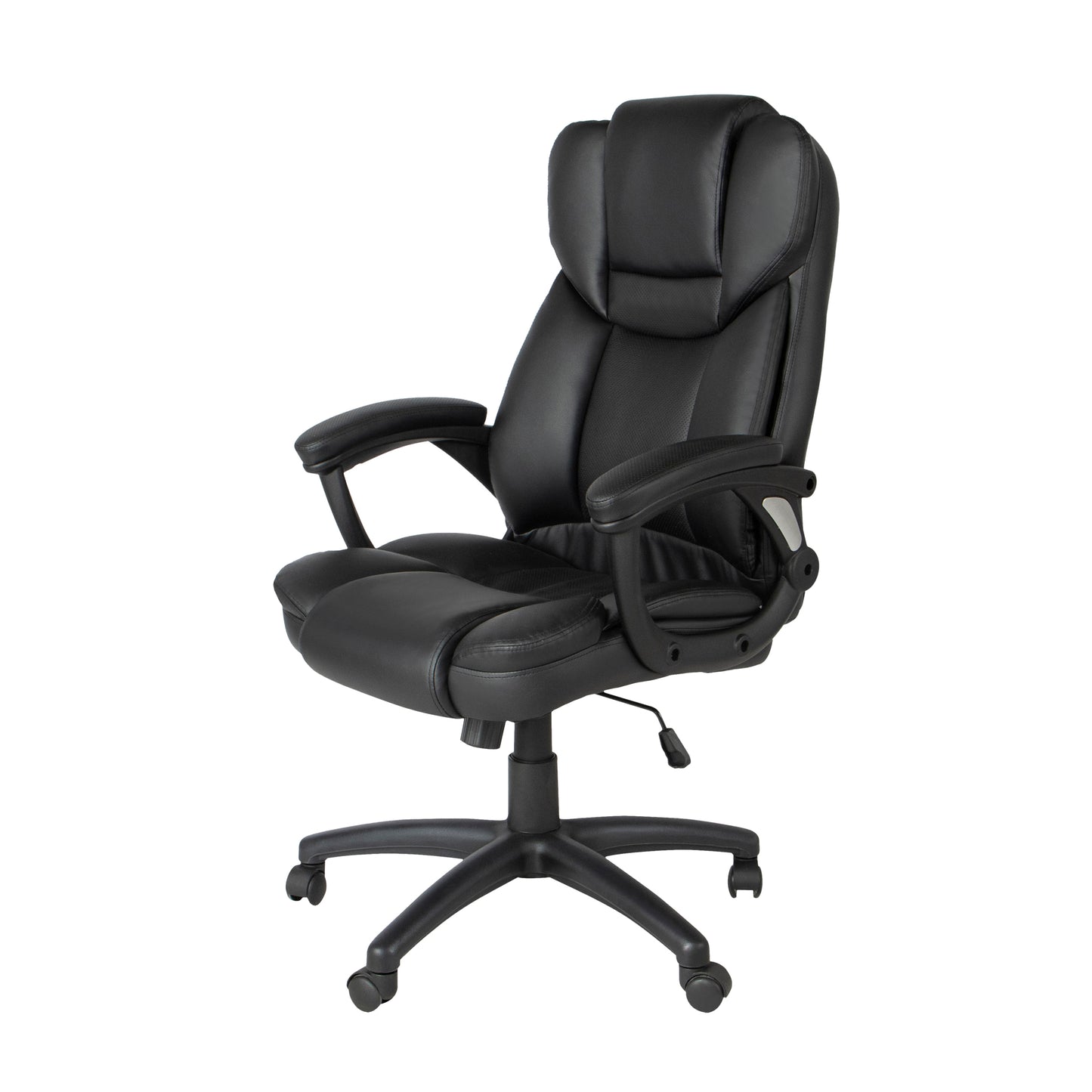 Modern Ergonomic PU Office Chair – PACCO BLACK
