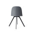 Modern Grey Fabric Dining Set, Metal Frame - SUNFLOWER LUMOS 4PCS