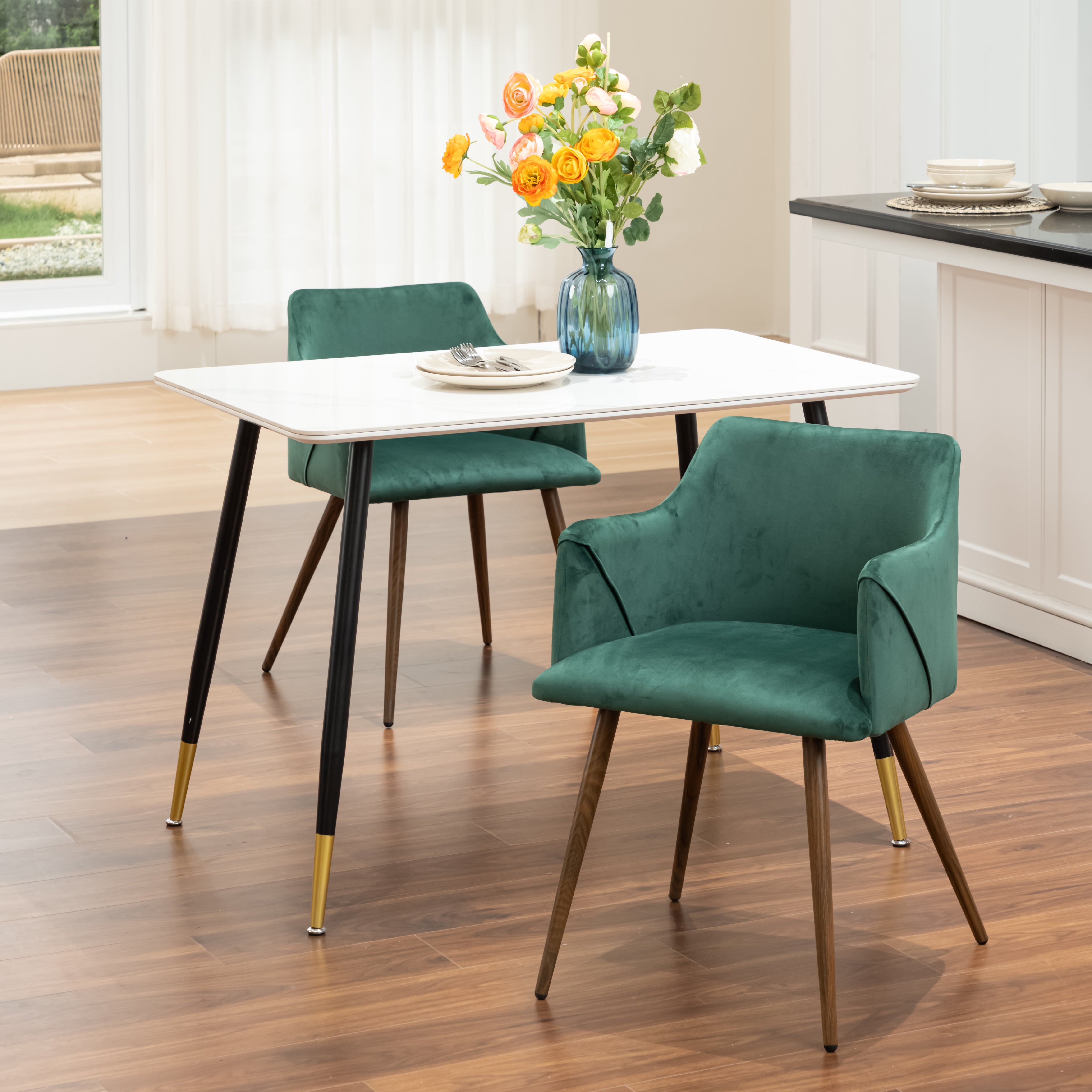 ALDRIDGE DARK GREEN UKFR Dining Chair