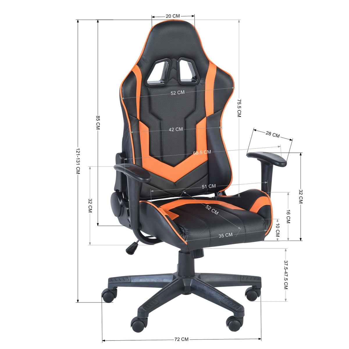 Pansy High Back Game Chair