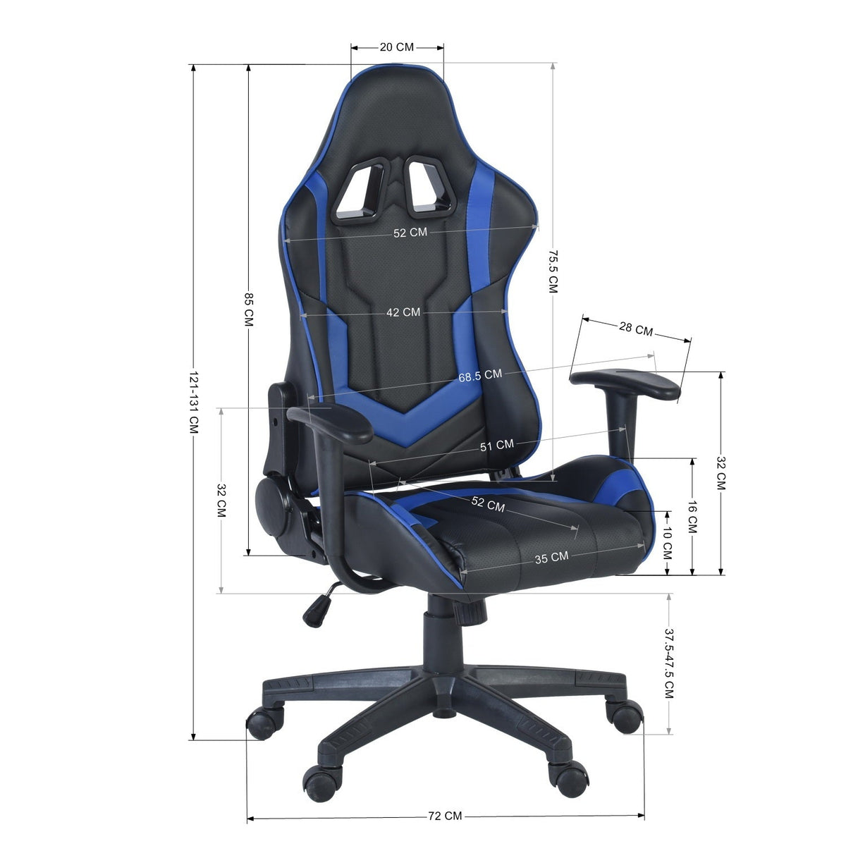 Pansy High Back Game Chair