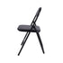 Modern Black PVC Dining Chair Set - 6PCS