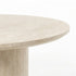 PHAEL - Yellow Travertine Effect Dining Table