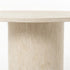 PHAEL - Yellow Travertine Effect Dining Table