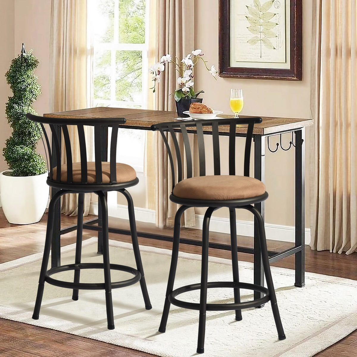 Pistil Swivel Barstool