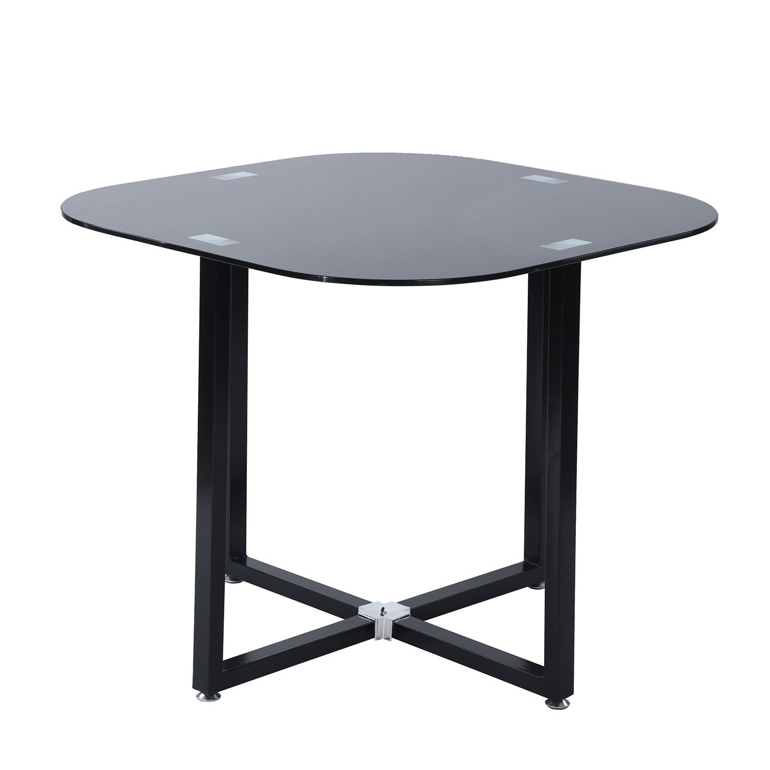 Modern Grey Fabric Dining Set - PIZZA SMALL