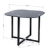 Modern Grey Fabric Dining Set - PIZZA SMALL