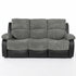 Modern Recliner, Fabric & PU - PIZZI Three Grey UKFR