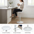 Modern Metal Bar Stool, Adjustable Height - POP WHITE