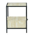 Overworked Modern Accent Table, MDF & Metal - PROCYON