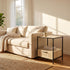 Overworked Modern Accent Table, MDF & Metal - PROCYON