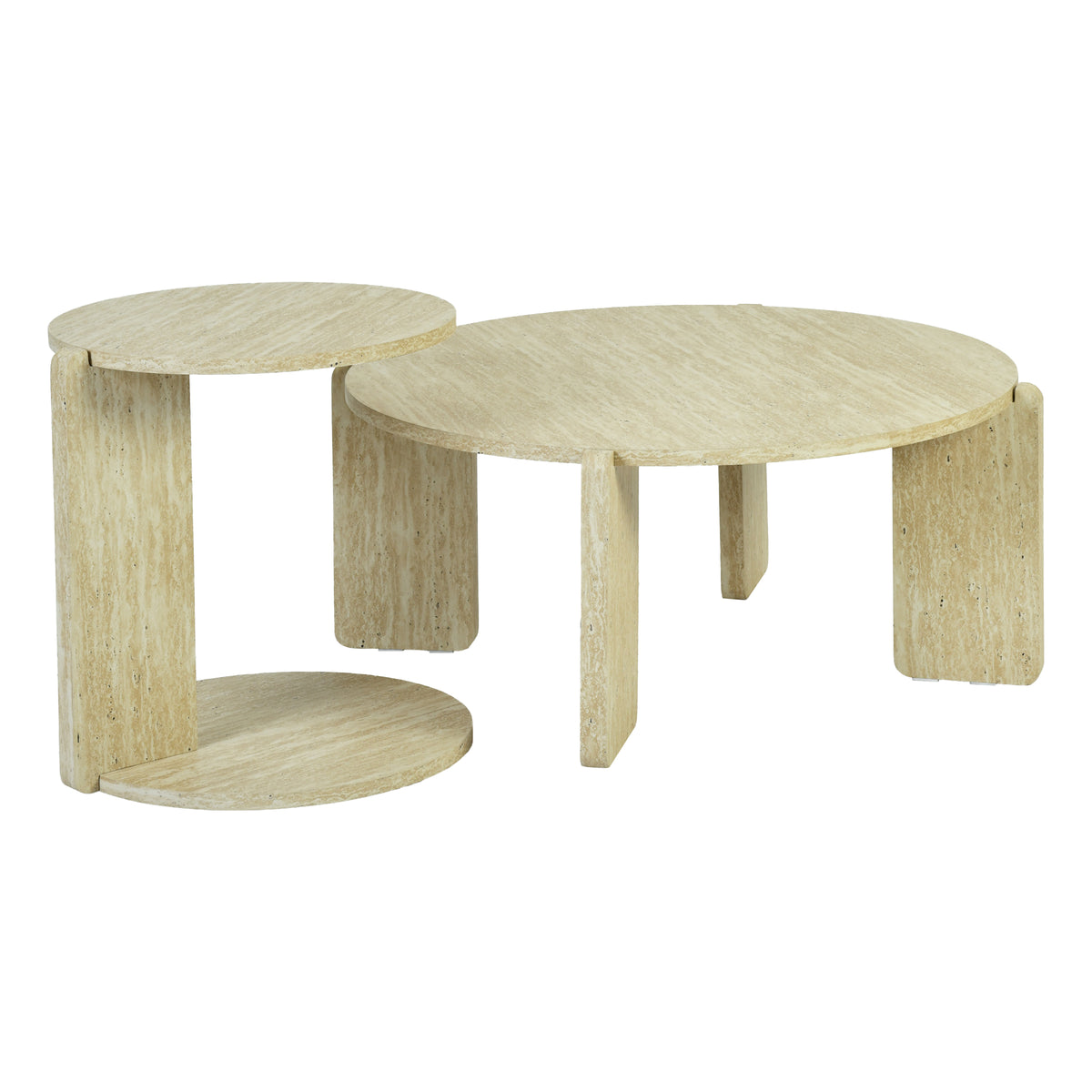 Modern Minimalist Coffee Table, MDF Painted Finish - PYRIX