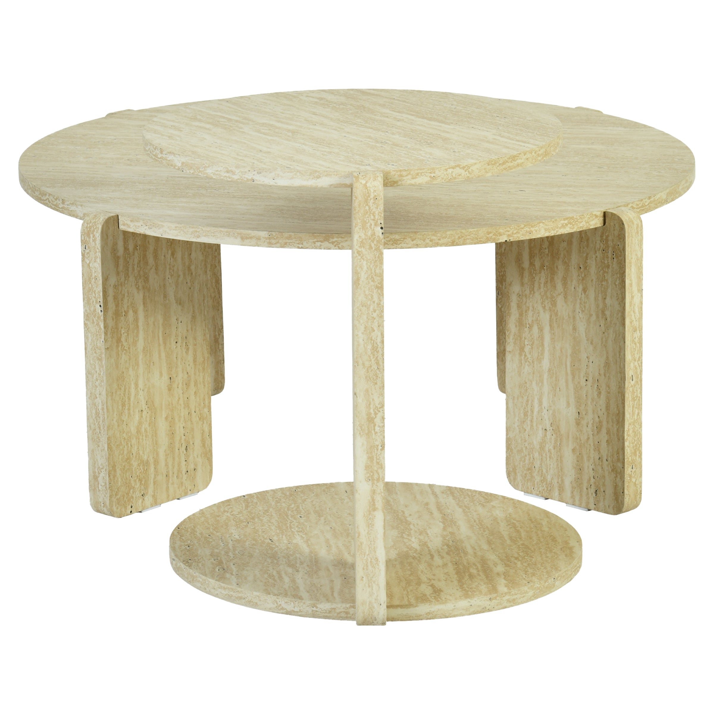 Modern Minimalist Coffee Table, MDF Painted Finish - PYRIX