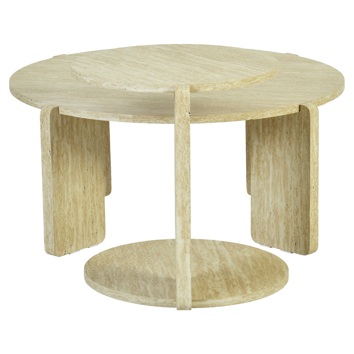 Modern Minimalist Coffee Table, MDF Painted Finish - PYRIX
