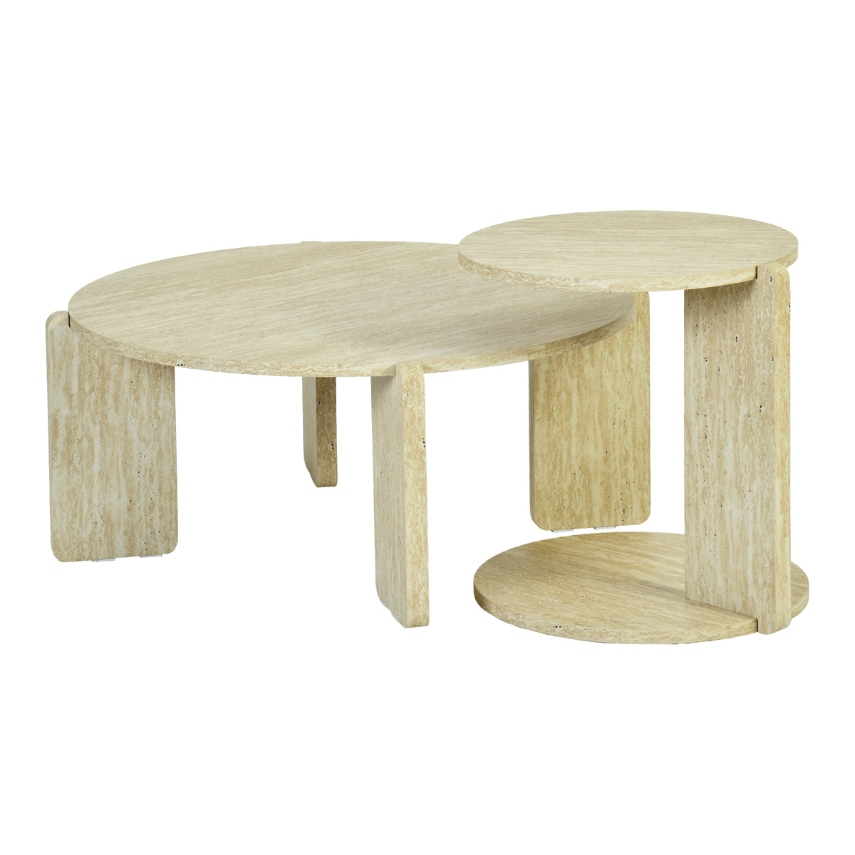 Modern Minimalist Coffee Table, MDF Painted Finish - PYRIX