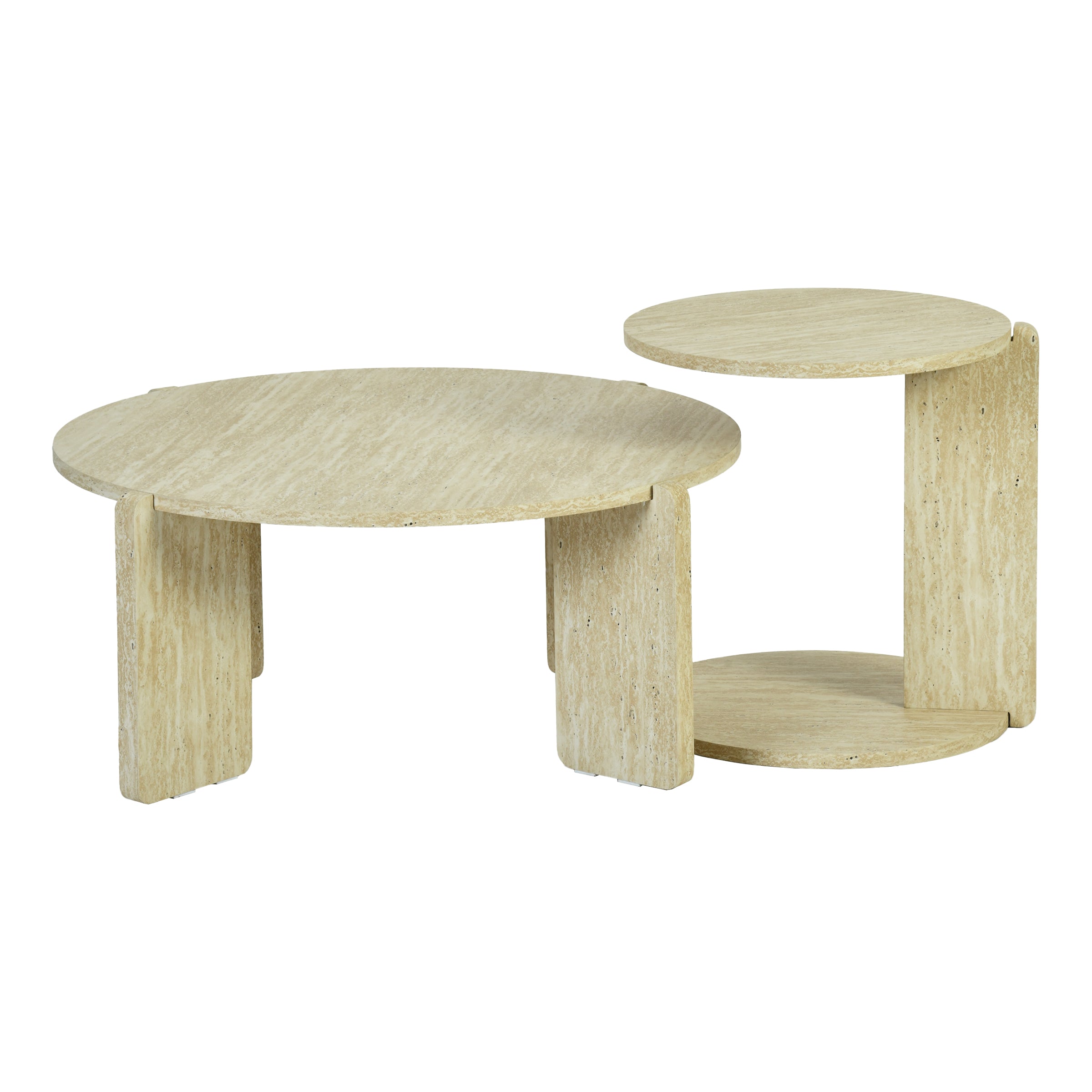 Modern Minimalist Coffee Table, MDF Painted Finish - PYRIX