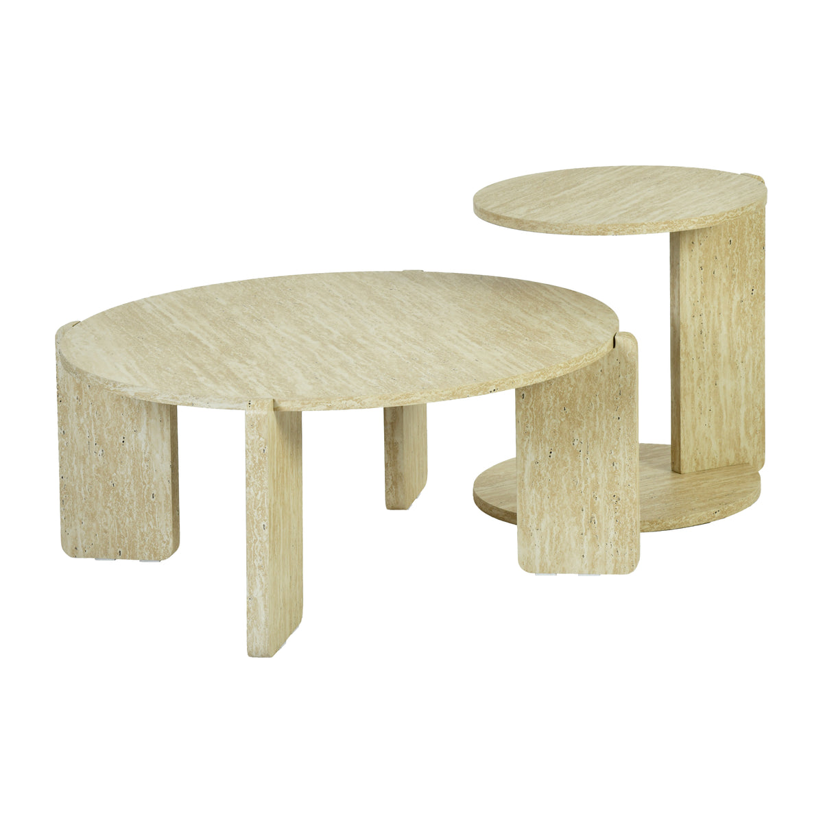 Modern Minimalist Coffee Table, MDF Painted Finish - PYRIX