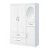 Porkliver Wardrobe With Mirror