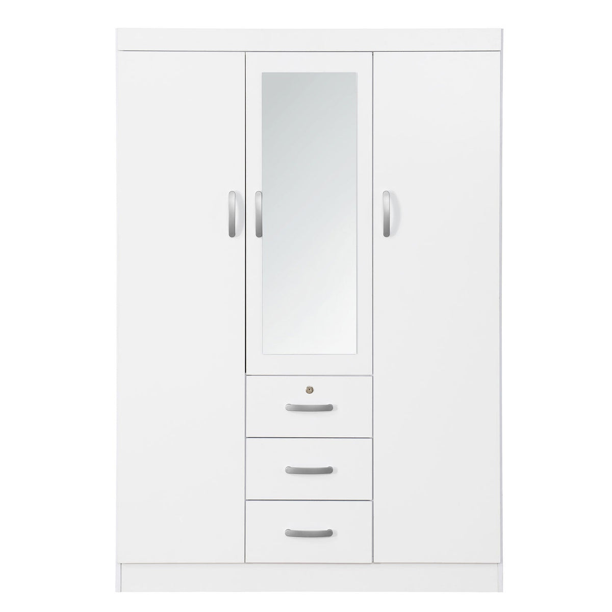 Porkliver Wardrobe With Mirror