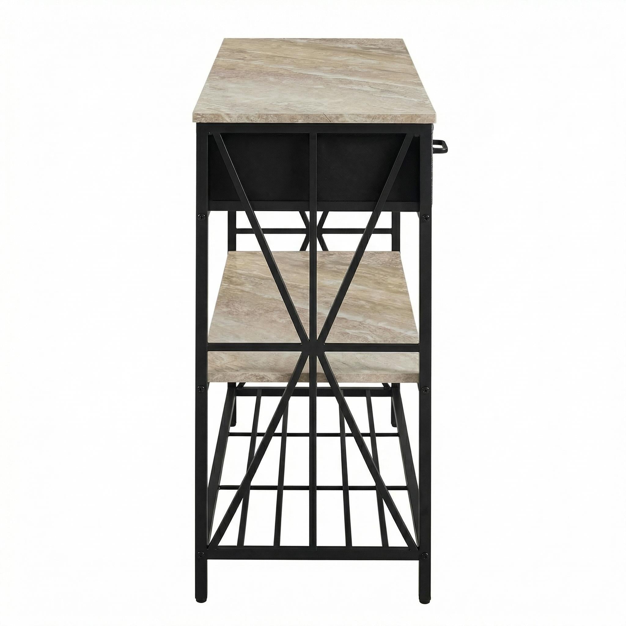 Modern Sideboard, Sleek Storage Cabinet - QEXO