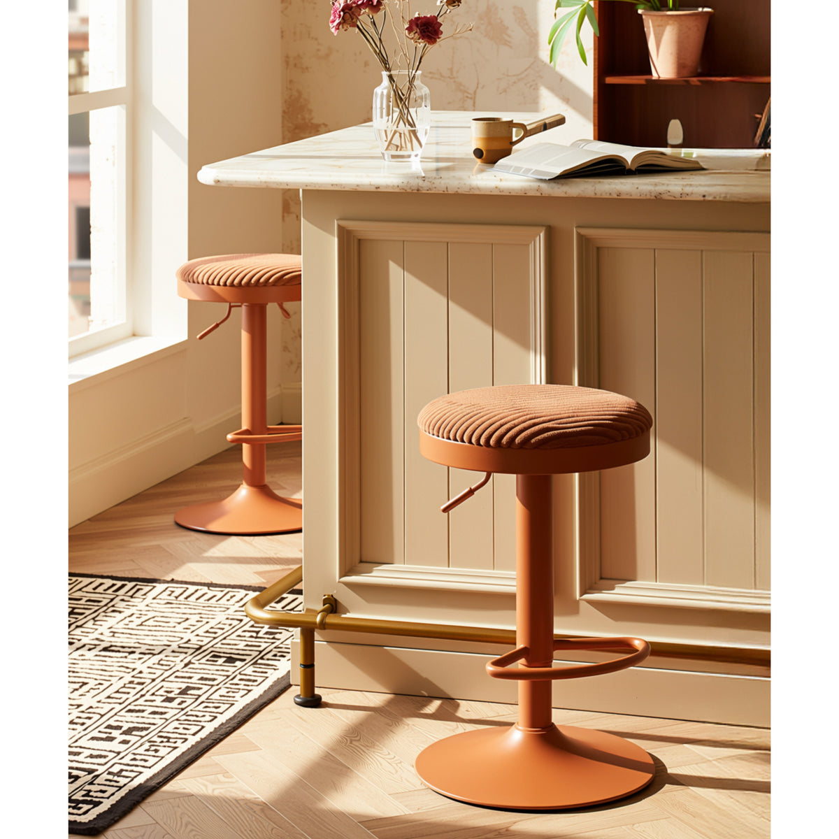 Unimplied Modern Adjustable Bar Stool - QIRO
